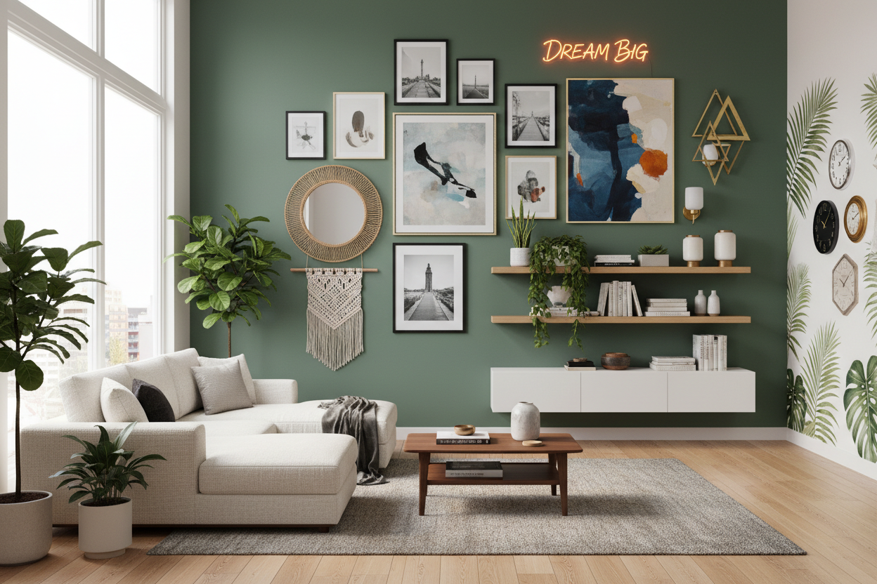 10 Wall Decor Ideas to Transform Your Living Room in 2026