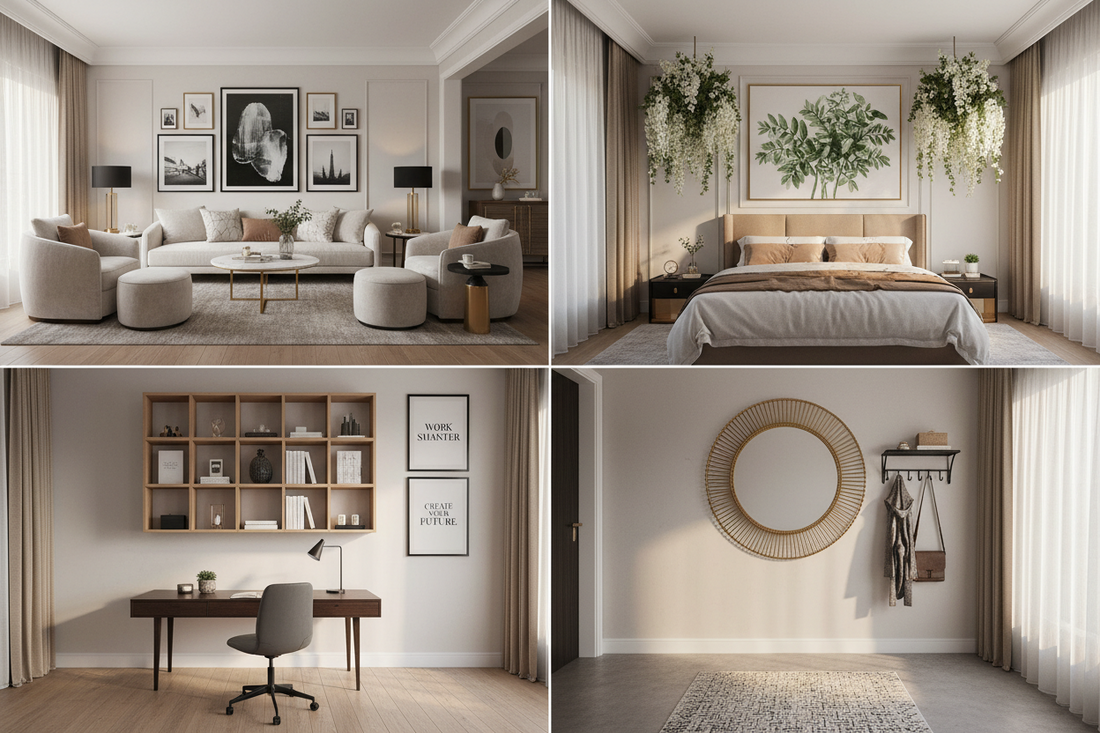 From Bare to Beautiful: A Room-by-Room Wall Decor Guide