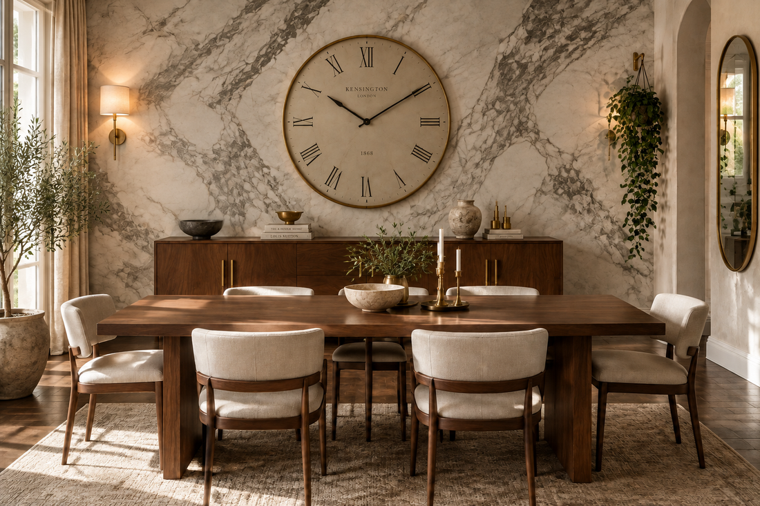 More Than Just Time: How to Style a Wall Clock Like an Interior Designer
