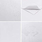 Abyssaly White Wallpaper 24 in X 196 in White Wood Self Adhesive Paper - Image 2