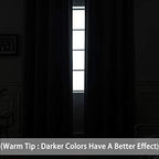 Yakamok 100% Blackout Thermal Insulated Grommet Curtains, Noise Reducing - Image 8