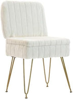 Vanity Chair with Storage | Comfy Ottoman with Folding Back by Manyday