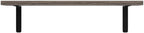 RICHER HOUSE Rustic Wood Shelves Set of 5, Farmhouse Style Floating Shelf - Image 4