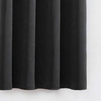 LEMOMO Black Blackout Curtains 52 x 63 Inch Length/Set of 2 Curtain - Image 8