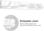 Ralbay Dimmable Chrome Bathroom Light Fixtures 5 Lights Modern LED Vanity Light - Image 4