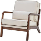 DUMOS Mid Century Modern Accent Chair, 16'' Seat Height Cozy Lounge Chair by DumosLifestyle