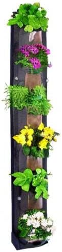 6 Pocket Vertical Grow Bag, Hanging Wall Garden Planter, Indoor Outdoor - Image 10