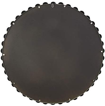 Madison Park Round Mirror, Metal Frame Circle Mirror 36 inch, Wall Art Decor - Image 8