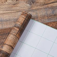 WENMER 17.71" x 1181" Brown Wood Wallpaper Peel and Stick Wallpaper Shiplap - Image 7