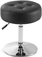 Gitrah Black Vanity Stool Chair Swivel Adjustable Comfortable Makeup Stool by Gitrah