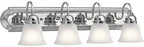 Kichler 30" 4-Light Vanity Bath Light in Chrome, Modern Bathroom Light - Image 5