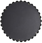 Madison Park Round Mirror, Metal Frame Circle Mirror 27 inch, Wall Art Decor - Image 8
