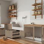 Peel and Stick Wood Slat Wallpaper - Image 4