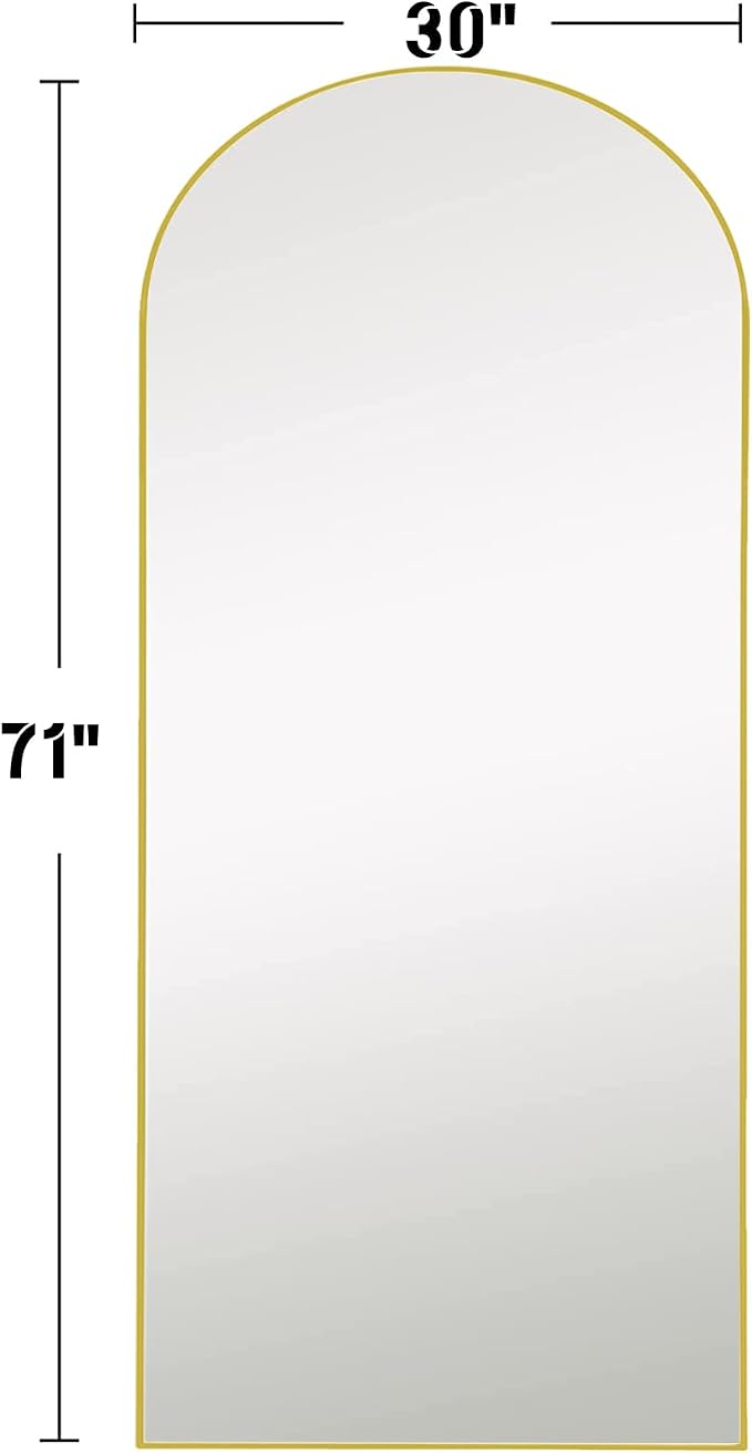 Full Length Mirror, Oversized Standing Mirror, Hanging or Leaning Against Wall - Image 4
