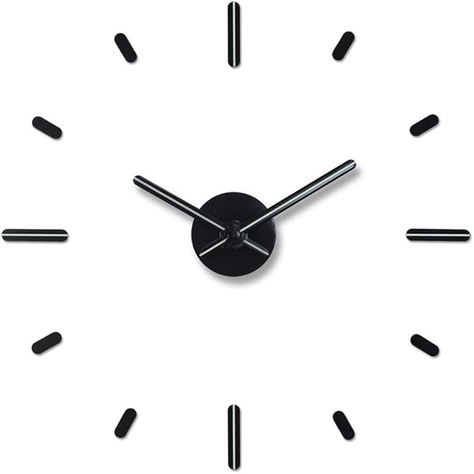 Presentime & Co Large Frameless DIY Wall Clock by Presentime