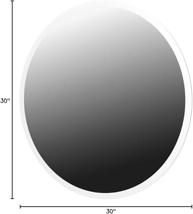 Better Bevel Frameless Round Mirror - Image 10