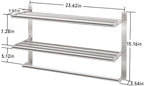 Hotel Towel Racks for Bathroom Wall Mounted, BETHOM 24 Inch Towel Shelf for - Image 4
