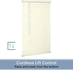 Lotus & Windoware Cordless 1" Vinyl Mini Blind 33" Wide x 64" Long - Image 2