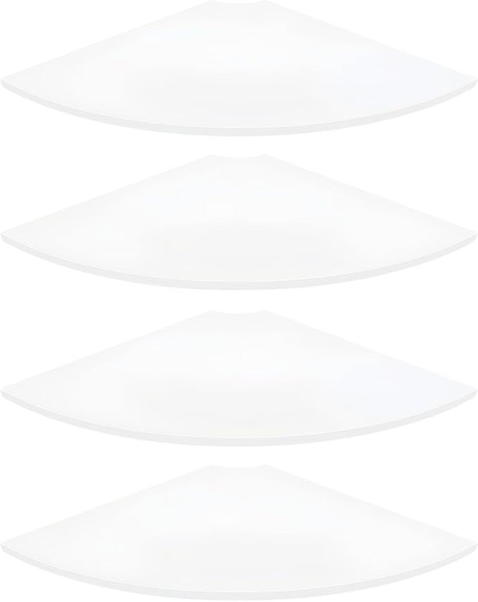 JJL Corner Shelf, 12-Inch Sector Wall Shelf by Unknown
