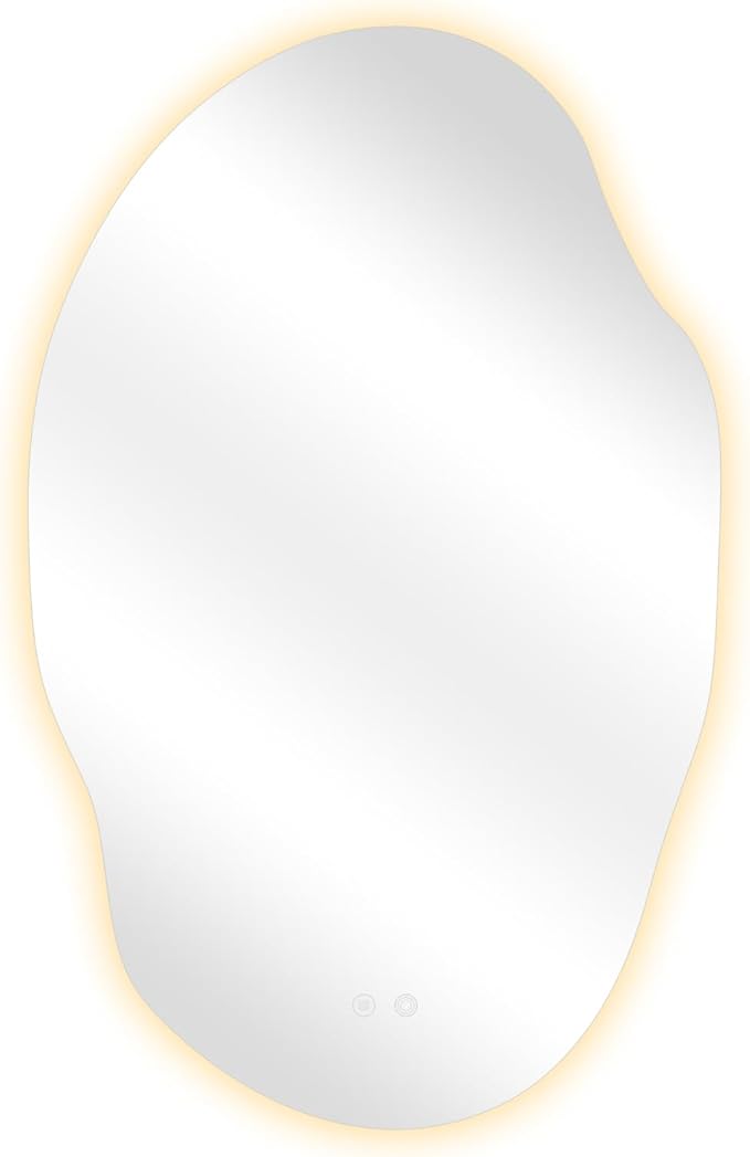 Asymmetrical LED Bathroom Mirror - Image 8