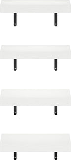 Furinno Tanna Floating Shelves for Wall Set of 4, 15-Inch Wall Shelf, Wall - Image 6