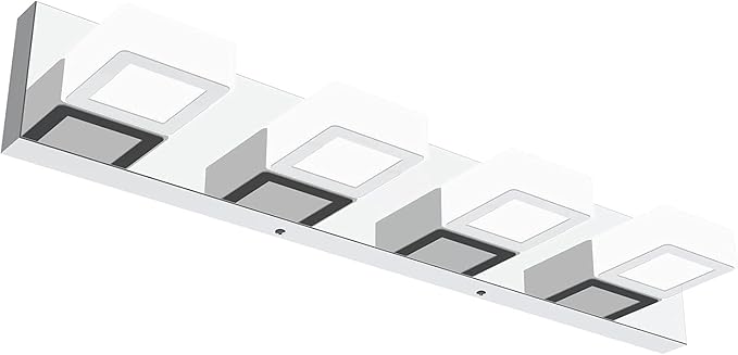 Ralbay LED Modern Vanity Light Bathroom Vanity Lights Over Mirror Acrylic by RalbayLighting