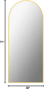 Antok Full Length Mirror, Arched Floor Standing Freestanding Arch Full Body - Image 10