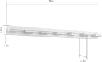 SineRise LED Modern Bathroom Vanity Light Fixtures, Matte White Modern Acrylic - Image 4