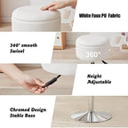 Adjustable Vanity Stool with Storage Swivel Vanity Chair Makeup - Image 5