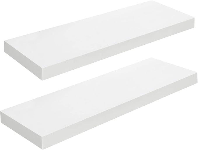 HOOBRO Floating Shelves for Wall, Wall Mounted Shelf Set of 2, 23.6" Hanging by HOOBRO