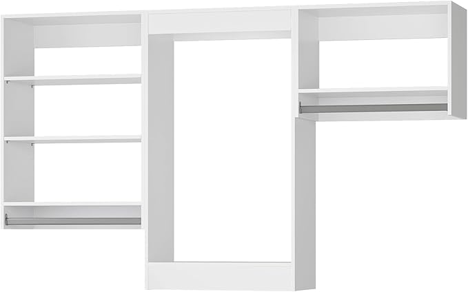 ROOMTEC Modular Closet System, Wall-Mounted Wooden Tower - Image 8