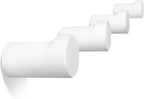 NAUMOO Wooden White Wall Hooks by NAUMOO