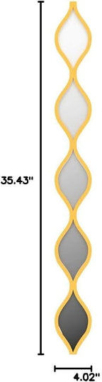 Yulejo 6 Pcs Acrylic Teardrop Mirror Decor - Image 8