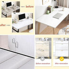 White Wood Wallpaper - Image 3