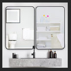 ZenStyle 2 Packs Wall Mount Mirror - Image 6