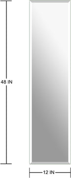 Ruomeng Frameless Full Length Mirror - Image 4
