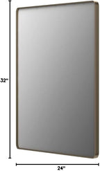 LOAAO 24”X32” Bronze Bathroom Mirrors - Image 9