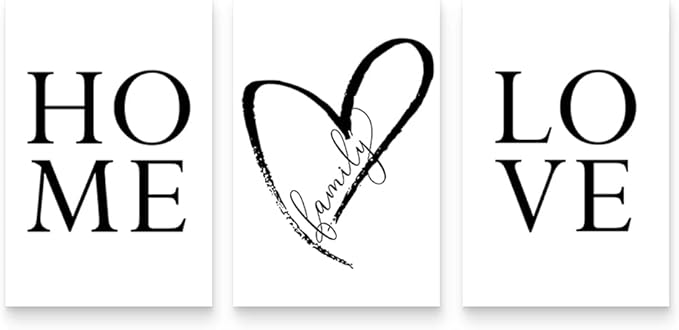 GUBIYU Home Love Wall Decor Bedroom by GUBIYU