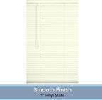 Lotus & Windoware Cordless 1" Vinyl Mini Blind 33" Wide x 64" Long - Image 4