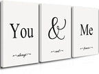GUBIYU Black and White Love Canvas Poster by GUBIYU