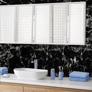 Arthome Black Marble Contact Paper, Peel and Stick Black Paper, Self Adhesive - Image 5