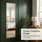 Better Bevel 16" x 60" Frameless Full-Length Rectangle Mirror | 1" Beveled Edge - Image 4
