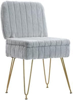 Vanity Chair with Storage | Comfy Ottoman with Folding Back by Manyday