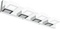 Ralbay Dimmable Bathroom Lights Modern 4 Lights Vanity Lights Fixtures Acrylic by RalbayLighting