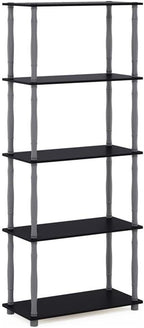 Furinno Turn-N-Tube 5-Tier Multipurpose Shelf / Display Rack / Storage Shelf / by Furinno-FitsYourSpaceFitsYourBudget