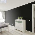 Yancorp Matte Black Contact Paper Peel and Stick Wallpaper Solid Black - Image 4