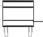 Godboat Bathroom Organizers, 2-Tier Over Toilet Storage, Floating Shelves - Image 4
