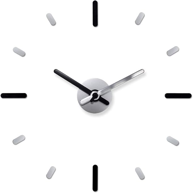 Presentime & Co Large Frameless DIY Wall Clock by Presentime