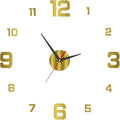 3D DIY Luminous Dial Acrylic Frameless Silent Wall Clock by Irishom