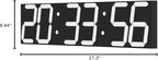 CHKOSDA Digital Wall Clock, Oversize Led Digital Clock - Image 8